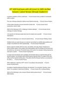 CFT 428 Final Exam with all Correct & 100&percnt; Verified Answers &vert;Latest Version &lpar;Already Graded A&plus;&rpar;