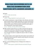 WGU D468 DISCOVERING DATA OA PRACTICE EXAMINATION 2026 QUESTIONS WITH ANSWERS GRADED A&plus;
