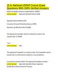 15 hr National USPAP Course Exam Questions With 100- Verified Answers&period;docx