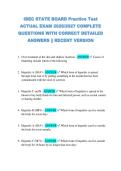 Package deal for IBEC ACTUAL EXAM 2026&sol;2027 COMPLETE QUESTIONS WITH CORRECT DETAILED ANSWERS &vert;&vert; RECENT VERSION