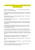 CFT 360 Test 4 With All Correct & 100&percnt; Verified Answers &vert;Guaranteed to Pass