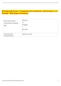 Hearing Aids Exam &vert; Comprehensive Questions and Answers &vert; A&plus;  Graded &vert; With Expert Solutions 