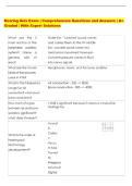 Hearing Aids Exam &vert; Comprehensive Questions and Answers &vert; A&plus;  Graded &vert; With Expert Solutions