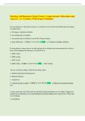 Hearing Aid Dispenser Mock Exam &vert; Comprehensive Questions and  Answers &vert; A&plus; Graded &vert; With Expert Solutions