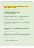 Hearing Aids Exam 2 &vert; Comprehensive Questions and Answers &vert; A&plus;  Graded &vert; With Expert Solutions 