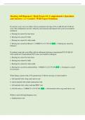 Hearing Aid Dispenser&colon; Mock Exam &num;4 &vert; Comprehensive Questions  and Answers &vert; A&plus; Graded &vert; With Expert Solutions
