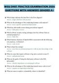 WGU D487 PRACTICE EXAMINATION 2026 QUESTIONS WITH ANSWERS GRADED A&plus;