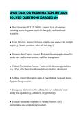WGU D488 OA EXAMINATION SET 2026 SOLVED QUESTIONS GRADED A&plus;