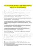 CFT 225 Exam with all Correct & 100&percnt; Verified Answers &vert;Latest Version &vert;Already Graded A&plus;