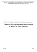 Business Intelligence&comma; Analytics&comma; and Data Science&colon; A Managerial Perspective 4th Edition Test Bank Latest Updated 2026&ndash;2027 Comprehensive Exam Prep Resource with Verified Questions and Answers for Mastery of Data-Driven Business Decision-Making&period;