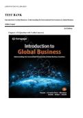 TEST BANK&lowbar;&lowbar;Introduction to Global Business&colon; Understanding the International Environment & Global Business 3rd Edition by Julian Gaspar &comma; ISBN&colon; 9780357717011 &vert;Chapters 1-15 &lpar;Questions with Verified Answers&rpar;&vert; Guide A&plus;