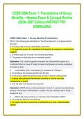 CEBS GBA Exam 1&colon; Foundations of Group  Benefits &mdash;Newest Exam & Concept Review  &lpar;2026&ndash;2027 Edition&rpar; INSTANT PDF  DOWNLOAD