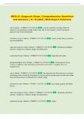 INPA &num;1 diagnosis Exam &vert; Comprehensive Questions  and Answers &vert; A&plus; Graded &vert; With Expert Solutions 