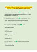 INPA Level 4 Exam &vert; Comprehensive Questions and  Answers &vert; A&plus; Graded &vert; With Expert Solutions