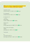 INPA Level 4 Exam &vert; Comprehensive Questions and  Answers &vert; A&plus; Graded &vert; With Expert Solutions 