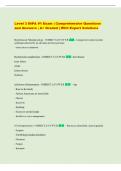 Level 3 INPA &num;1 Exam &vert; Comprehensive Questions  and Answers &vert; A&plus; Graded &vert; With Expert Solutions