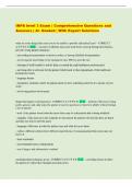 INPA Exam Package &vert; Comprehensive Questions and Answers -2026&sol;2027 