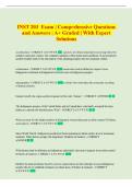 INST 203 Exam &vert; Comprehensive Questions  and Answers &vert; A&plus; Graded &vert; With Expert  Solutions