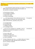 ISDS Exam 1 &vert; Comprehensive Questions and Answers &vert; A&plus; Graded &vert; With  Expert Solutions