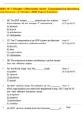 ISDS 4111 Chapter 3 &lpar;Motiwalla&rpar; Exam &vert; Comprehensive Questions  and Answers &vert; A&plus; Graded &vert; With Expert Solutions 