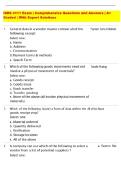 ISDS 4111 Exam &vert; Comprehensive Questions and Answers &vert; A&plus;  Graded &vert; With Expert Solutions