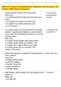 ISDS 4111 quiz 6 &vert; Comprehensive Questions and Answers &vert; A&plus;  Graded &vert; With Expert Solutions 
