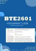 BTE2601 Assignment 3 2026 &lpar;Foundation & Intermediate&rpar; - Due 26 August 2026