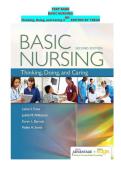 Basic Nursing&colon; Thinking&comma; Doing&comma; and Caring 2nd Edition Test Bank Latest Updated 2026&ndash;2027 Comprehensive Exam Prep Resource with Verified Questions and Answers for Mastery of Core Nursing Concepts and Clinical Skills&period;