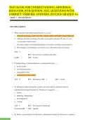 Understanding Abnormal Behavior 10th Edition Test Bank Latest Updated 2026&ndash;2027 Comprehensive Exam Prep Resource with Verified Questions and Answers for Mastery of Psychological Disorders and Behavioral Assessment&period;