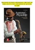 Anatomy & Physiology&colon; The Unity of Form and Function 10th Edition Test Bank Latest Updated 2026&ndash;2027 Comprehensive Exam Prep Resource with Verified Questions and Answers for Mastery of Human Anatomy and Physiology&period;