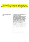 IAED EMD Course Exam with all Correct & 100&percnt; Verified Answers &vert;Latest Update &vert;Already Graded A&plus;