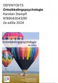 Ontwikkelingspsychologie Karolien Stampfl 2024 editie - Samenvatting plus oefentoets en meer