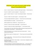EMD Exam 2 MC with all Correct & 100&percnt; Verified Answers &lpar;Guaranteed to Pass&rpar;