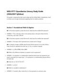 WGU D771 Quantitative Literacy Study Guide  &lpar;2026&sol;2027 Syllabus&rpar; 