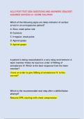 ACLS POST TEST 2026 QUESTIONS AND ANSWERS 2026&sol;2027  ASSURED SUCCESS A&plus; SCORE SOLUTION