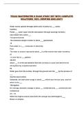 TEXAS WASTEWATER D EXAM STUDY SET WITH COMPLETE SOLUTIONS 100&percnt; VERIFIED 2026-2027&excl;&excl;