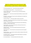 IAED ETC certification Test with all Correct & 100&percnt; Verified Answers &vert;Latest Version &vert;Already Graded A&plus;