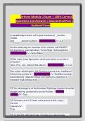 Arthrex Module 1 Exam &ndash; 100&percnt; Correct Questions and Answers &vert; Updated Exam Study Guide for Guaranteed Pass