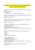 IAED Study Set with all Correct & 100&percnt; Verified Answers &vert;Latest Version &vert;Already Graded A&plus;