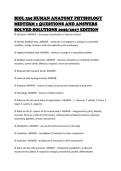 BIOL 235 HUMAN ANATOMY PHYSIOLOGY MIDTERM 1 QUESTIONS AND ANSWERS SOLVED SOLUTIONS 2026&sol;2027 EDITION