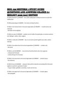 BIOL 235 MIDTERM 1 STUDY GUIDE QUESTIONS AND ANSWERS GRADED A&plus; BIOLOGY 2026&sol;2027 EDITION 