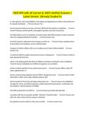 IAED EPD with all Correct & 100&percnt; Verified Answers &vert;Latest Version &vert;Already Graded A&plus;