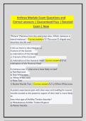 Arthrex Module Exam &ndash; Questions and Correct Answers &vert; Boosted New Exam Study Guide for Guaranteed Pass