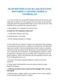 NR 509 MIDTERM EXAM 2025-2026 QUESTIONS AND CORRECT ANSWERS GRADED A&plus; CHAMBERLAIN