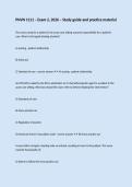 PNVN 1111 &ndash; Exam 2&comma; 2026 &ndash; Study guide and practice material