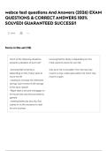 webce test questions And Answers &lpar;2026&rpar; EXAM QUESTIONS & CORRECT ANSWERS 100&percnt; SOLVED&vert; GUARANTEED SUCCESS&excl;&excl;