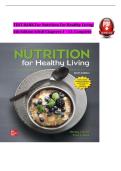 Test Bank for Nutrition for Healthy Living&comma; 6th Edition by Wendy J&period; Schiff & Traci L&period; Keck &vert; Complete Chapters 1-13 &vert; Verified Questions & Answers with Detailed Rationales &vert; Nutrition&comma; Health Promotion & Nursing Prep