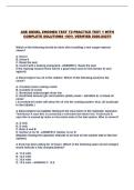 ASE DIESEL ENGINES TEST T2 PRACTICE TEST 1 WITH COMPLETE SOLUTIONS 100&percnt; VERIFIED 2026-2027&excl;&excl;
