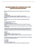 ASE DIESEL ENGINES TEST T2 PRACTICE TEST 1 WITH COMPLETE SOLUTIONS 2026-2027&excl;&excl;