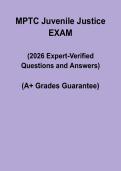 MPTC Juvenile Justice &vert; Police Academy Study Guide & Exam Prep PDF